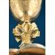 Antiguo Cáliz de Plata Dorada y Esmaltes Demarquet Frères, Francia, Ca. 1880