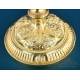 Antique Gilded Gilded Silver Chalice and Paten of Great Height, Paris, France 1819-1838