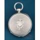 Antiguo Reloj de Bolsillo de Plata Paul Boch, Mercado Chino, Ginebra 1870