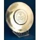Antique Gilt Silver Paten with Sacred Heart, France, Paris 1819-1838