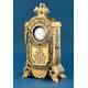 Antiguo Soporte para Relojes de Bolsillo de Marquetería Boulle, Francia, 1800