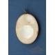 Vintage pendant with shell cameo of Jesús del Gran Poder, carved c. 1970