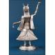 Solid silver Hindu figure, deity or ritual dancer, India or Nepal, ca. 1960s