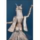 Solid silver Hindu figure, deity or ritual dancer, India or Nepal, ca. 1960s