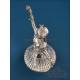 Solid silver Hindu figure, deity or ritual dancer, India or Nepal, ca. 1960s