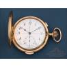 Antique 18K Gold Pocket Watch, Minute Repeater, Chronograph. Switzerland, circa 1900