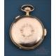 Antique 18K Gold Pocket Watch, Minute Repeater, Chronograph. Switzerland, circa 1900