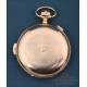 Antique 18K Gold Pocket Watch, Minute Repeater, Chronograph. Switzerland, circa 1900