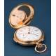Antique 18K Gold Pocket Watch, Minute Repeater, Chronograph. Switzerland, circa 1900