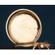 Antiguo Reloj de Bolsillo Oro 18K. Sonería a cuartos. Cronógrafo, Suiza ca. 1900