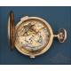 Antiguo Reloj de Bolsillo Oro 18K. Sonería a cuartos. Cronógrafo, Suiza ca. 1900