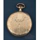 Antiguo Reloj de Bolsillo Juvenia en Oro de 18K para Cuba. Circa 1900