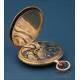 Antiguo Reloj de Bolsillo Juvenia en Oro de 18K para Cuba. Circa 1900