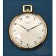 Reloj de Bolsillo Ultrafino Universal Genève en Oro de 18K. Suiza, circa 1955