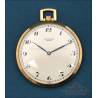 Reloj de Bolsillo Ultrafino Universal Genève en Oro de 18K. Suiza, circa 1955
