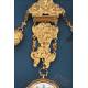 Antiguo Reloj de Bolsillo Catalino y Chatelaine. Oro de 18K. Inglaterra, 1745