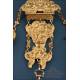 Antiguo Reloj de Bolsillo Catalino y Chatelaine. Oro de 18K. Inglaterra, 1745