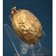 Antiguo Reloj de Bolsillo Catalino y Chatelaine. Oro de 18K. Inglaterra, 1745