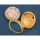 Antiguo Reloj de Bolsillo Catalino y Chatelaine. Oro de 18K. Inglaterra, 1745