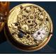 Antiguo Reloj de Bolsillo Catalino y Chatelaine. Oro de 18K. Inglaterra, 1745