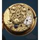 Antique 18 K Gold Verge Fusee Pocket Watch and Chatelaine. England, 1745