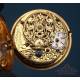 Antiguo Reloj de Bolsillo Catalino y Chatelaine. Oro de 18K. Inglaterra, 1745