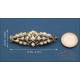 Vintage gilded silver set with freshwater pearls, for regional attire