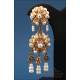 Vintage gilded silver set with freshwater pearls, for regional attire