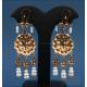 Vintage gilded silver set with freshwater pearls, for regional attire