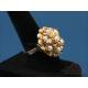 Vintage gilded silver set with freshwater pearls, for regional attire