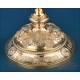Antique baroque chalice and paten. Gilt silver. Montagny. Paris, France 1836