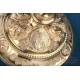 Antique baroque chalice and paten. Gilt silver. Montagny. Paris, France 1836