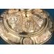 Antique baroque chalice and paten. Gilt silver. Montagny. Paris, France 1836