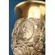 Antique baroque chalice and paten. Gilt silver. Montagny. Paris, France 1836