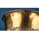 Antique baroque chalice and paten. Gilt silver. Montagny. Paris, France 1836