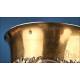 Antique baroque chalice and paten. Gilt silver. Montagny. Paris, France 1836