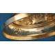 Antique baroque chalice and paten. Gilt silver. Montagny. Paris, France 1836