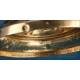 Antique baroque chalice and paten. Gilt silver. Montagny. Paris, France 1836