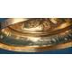 Antique baroque chalice and paten. Gilt silver. Montagny. Paris, France 1836