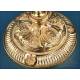 Antique French baroque chalice. Gilt silver. Paris, France, 18191838