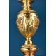 Antique French baroque chalice. Gilt silver. Paris, France, 18191838