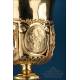 Antique French baroque chalice. Gilt silver. Paris, France, 18191838