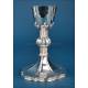 Antique Silver Chalice and Paten. Granada Spain, circa 1900