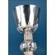 Antique Silver Chalice and Paten. Granada Spain, circa 1900