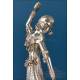 Pair of Indian dancer sculptures in 900 silver, c. 1960