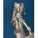 Pair of Indian dancer sculptures in 900 silver, c. 1960