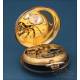Antique Longines Pocket Watch in 18K Gold. Switzerland, c. 1920