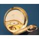 Antiguo Reloj de Bolsillo Longines en Oro de 18K, Suiza, c. 1920