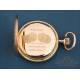 Antique 18K Gold Record Pocket Watch with Geneva Dial. Switzerland, c. 1900