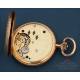Antiguo Reloj de Bolsillo Longines en Oro de 18K, Suiza c. 1890